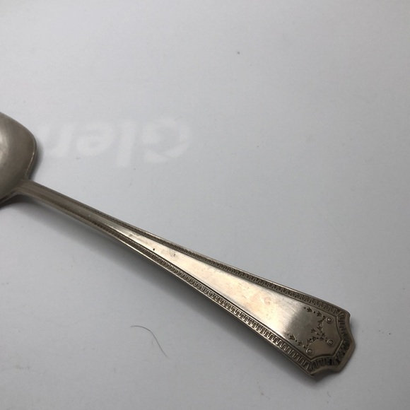 National Silver Co. Empire Pattern Pie Server Pierced Spatula Stainless Utensil - Picture 3 of 8